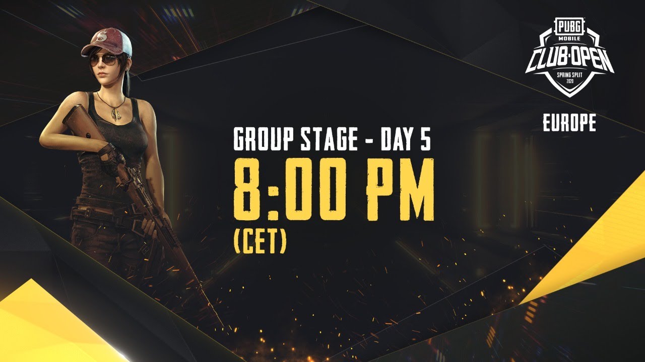[EN] PMCO Europe Group Stage Day 5 | Spring Split | PUBG MOBILE CLUB OPEN 2020