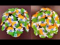 Independence day craft  how to make independence day craft ideas  guldasta paper flower making