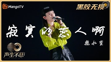 【黑胶无损版】寂寞的恋人啊 - 魏如萱｜声生不息·宝岛季 Infinity and Beyond｜Mango TV