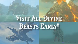 What Happens if You Visit the Divine Beasts Early in Zelda Breath of the Wild?