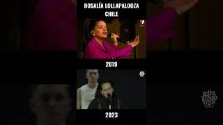 Rosalía’s evolution of PIENSO TU MIRA at Lollapalooza #larosalía #motomami