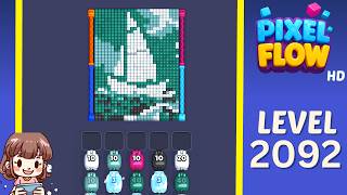 Pixel Flow Level 2092 Solution Walkthrough