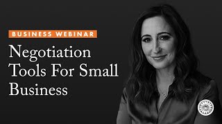 Negotiation Tools for Small Business