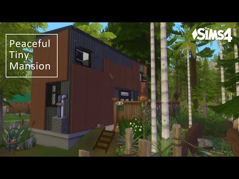 Peaceful Tiny Mansion | No CC | Stop Motion | THE SIMS 4 Build