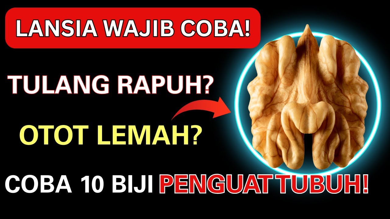 Setelah 60 Tahun, Cuma Biji Ini yang Bisa Jaga Tulang & Otot Anda! LANSIA WAJIB TAHU!