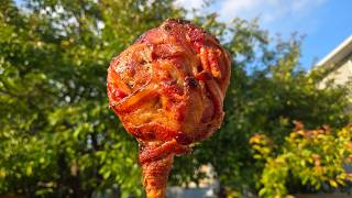 Making the Ultimate Swanson (Bacon Wrapped Turkey Leg)