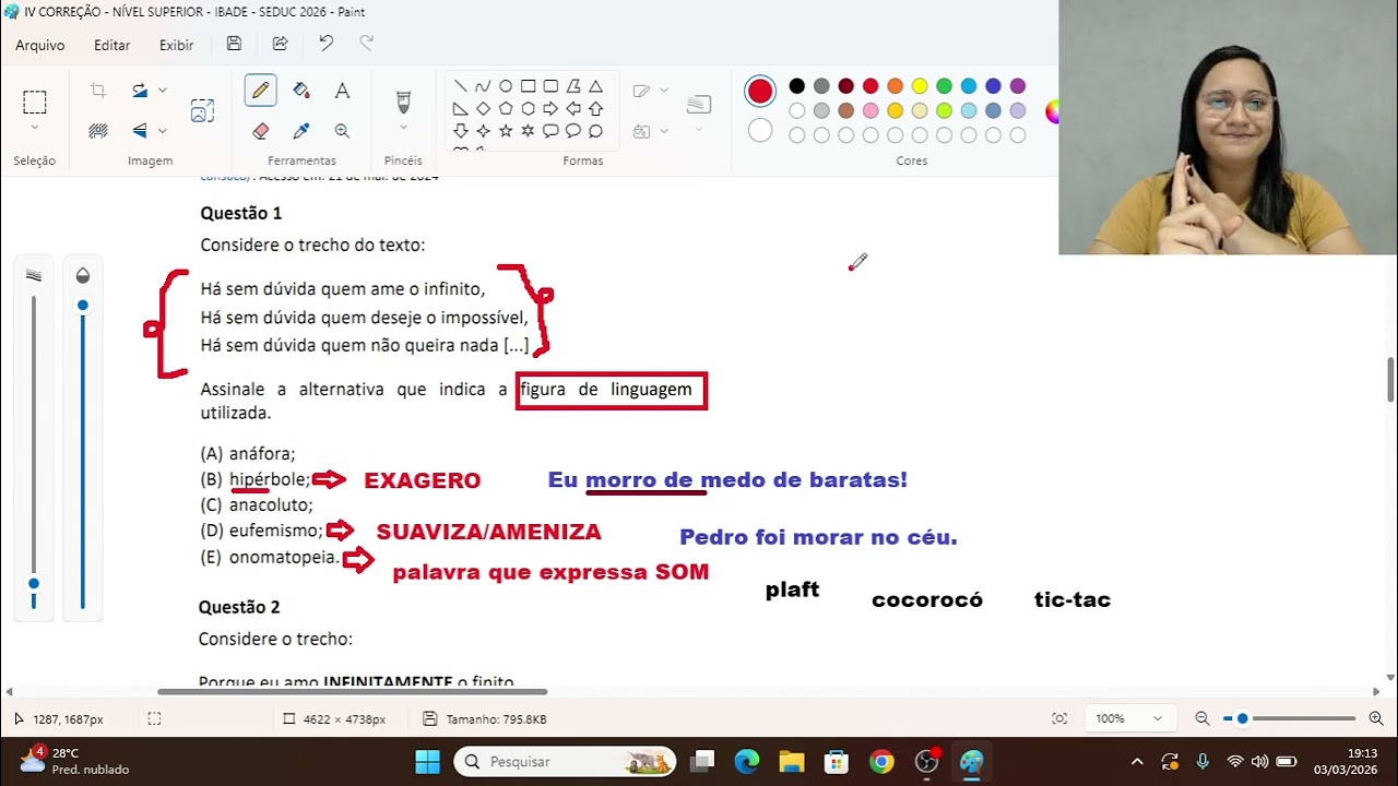 4ª CORREÇÃO DE PROVA - IBADE - SEDUC 2026