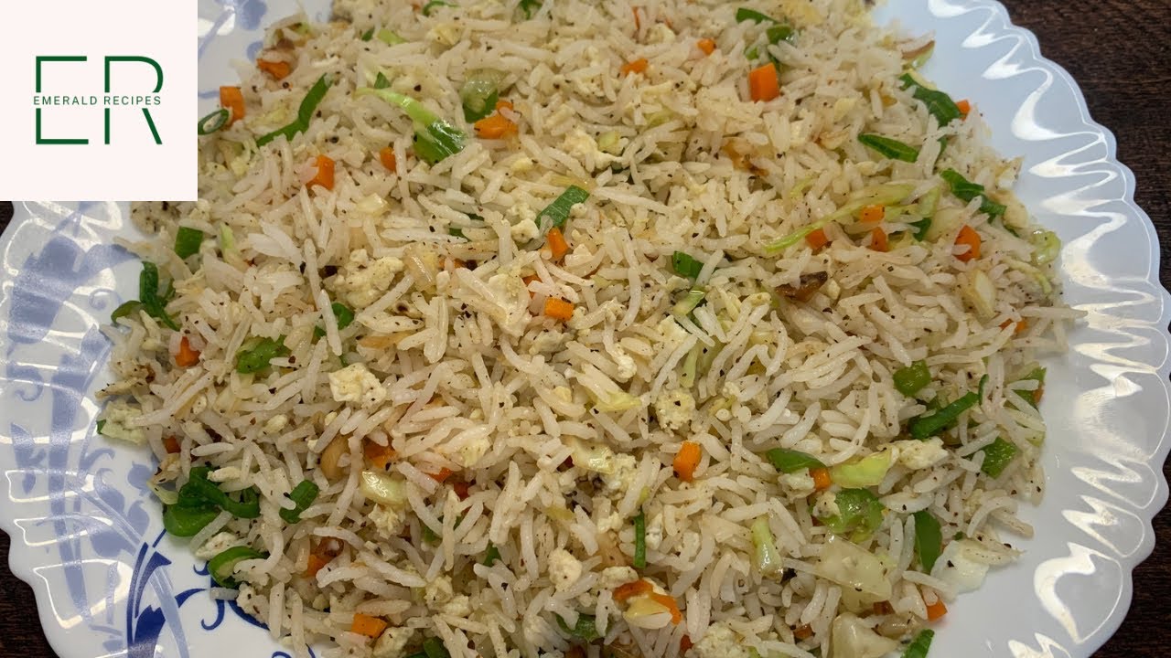 Emred Rice Egg Fried Rice | Easy Fried Rice in 15 mins | Emerald Recipes - YouTube