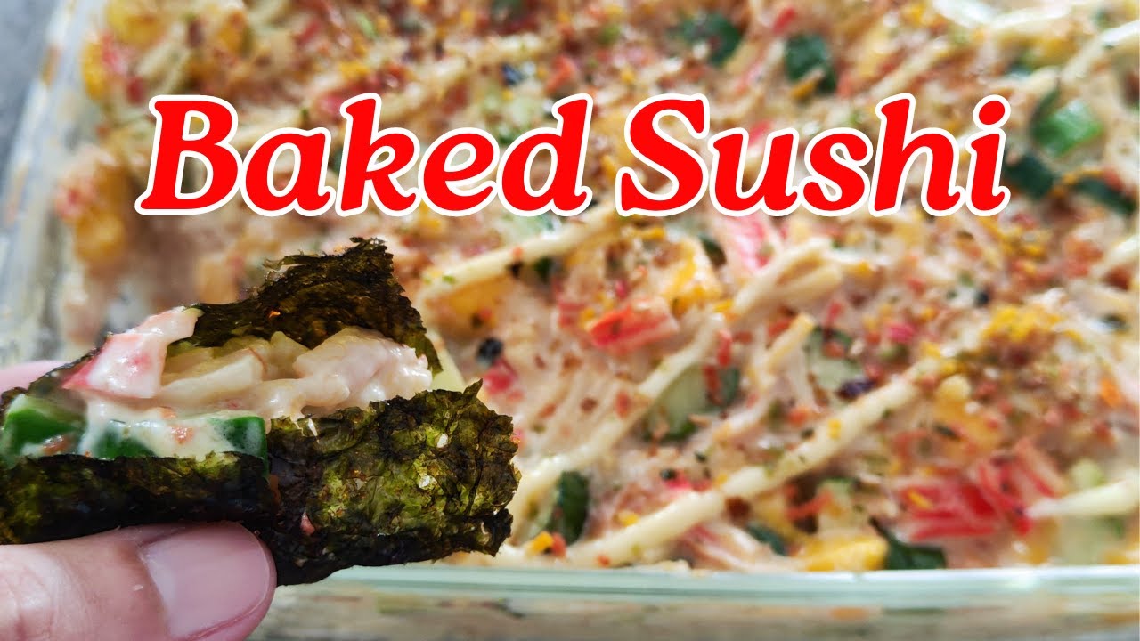 BAKED SUSHI - Pangnegosyo Idea I CREAMY TWIST RECIPE