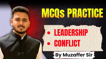 Mine Management  | Leadership | Conflict | MCQs | DGMS 2025 Preparation | by Muzaffer Sir