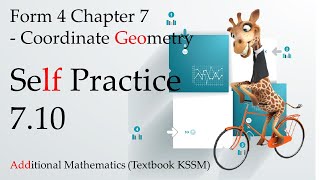 KSSM Form 4 Add Maths Chapter 7 | Self Practice 7.10 | Coordinate Geometry