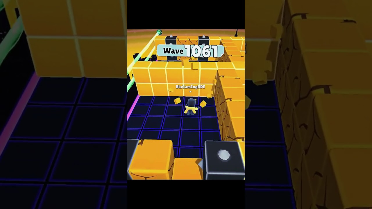 Stumble Guys Block Dash Endless INSANE save with rewind emote by 