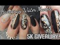 HOW TO: Color Blocked Hairspray Water Marble Design ~ 5K Subscriber Giveaway!!!!