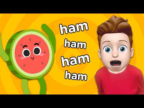 Karpuz Adam Ham Ham Ham! | Meyveleri Öğreten Çocuk Şarkısı #bebekşarkıları
