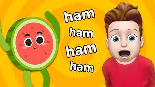 Karpuz Adam Ham Ham Ham Meyveleri Öğreten Çocuk Şarkısı Şarkıları
