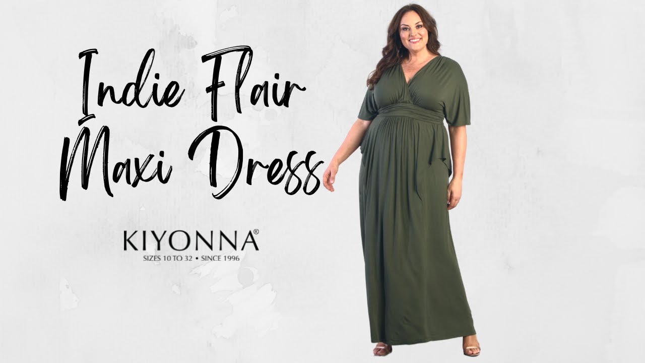 Indie Flair Maxi Dress, Plus Size Indie Clothing