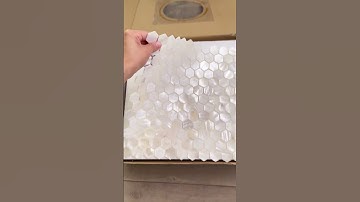 White Mother of Pearl Hexagon Mosaic Tiles | Elegant Shell Wall & Backsplash Design