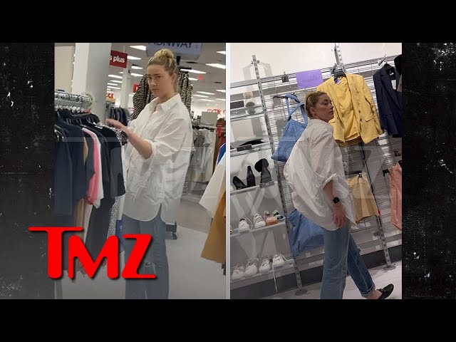 Broke' Amber Heard spotted shopping at TJ Maxx