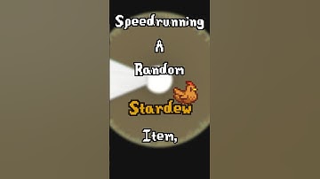 Speedrunning A Random Stardew Item Part 44! #stardewvalley
