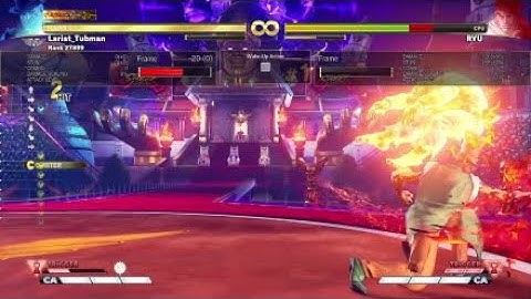 SFV AE G VT1 Smash Under Setup All Techs Flip Kick KD