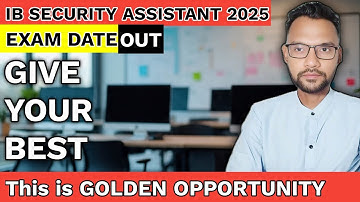 Ib security assistant exam date out 🔥 l #ibsecurityassistant #ib 