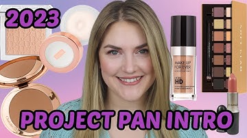PROJECT PAN INTRO 2023 | USING UP 23 PRODUCTS IN 2023?