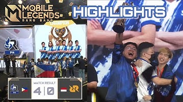 RRQ vs RSG PH | GRAND FINAL MSC | Highlights | Mobile Legends