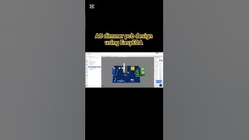 AC Dimmer PCB Design using EasyEDA | PCB design | EasyEDA