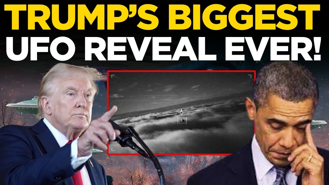 LIVE: Trump To Release TOP SECRET UFO, Alien Documents, Lashes Out At Obama For ‘Big Mistake’