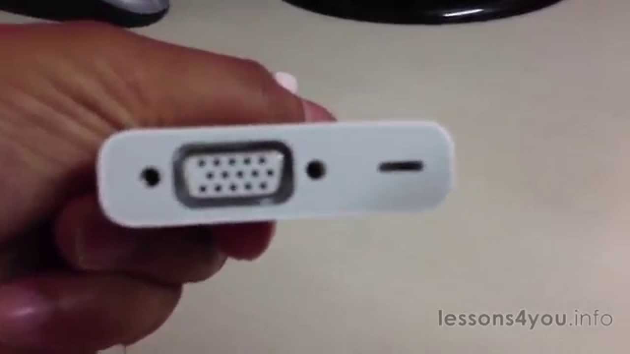 iPhone 5 VGA Adapter Unboxing YouTube
