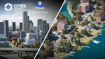 Designing a great waterfront district with custom boats | Cities Skylines 2