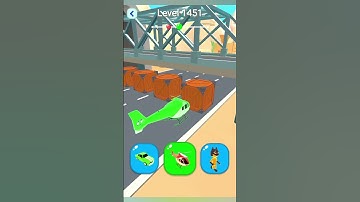 🔥 Shape - Shifting & Transform The Character 👀 Level #1451     #shapeshifting #gameplay #shorts