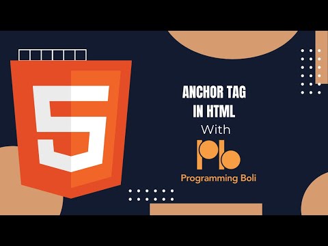 Anchor Tag in HTML || Html course part - #9