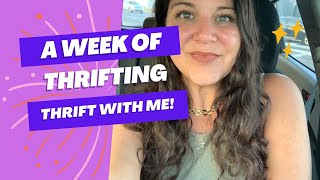Thrift With Me During the Week! | 3 Thrift Stores | Surprising My Mom for Mother’s Day