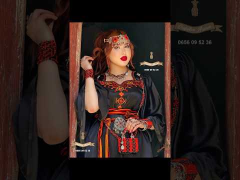 Robe Berbère Brodée à Main Confectionassirem Robekabyle