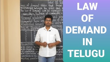 law of demand in telugu