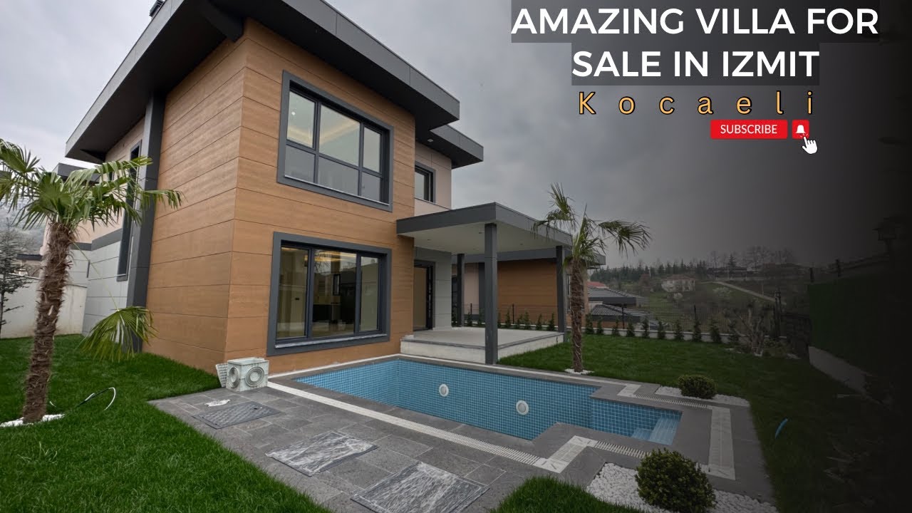 للبيع فيلا بتصميم مودرن في أزميت FOR SALE MODERN VILLA IN İZMIT YouTube