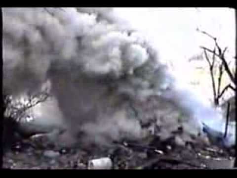 Firefighter Training House Explosion