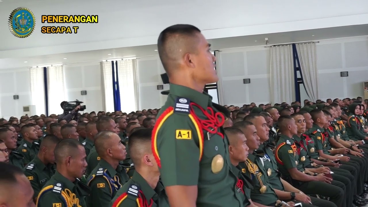 JAM KOMANDAN SECAPAAD KEPADA CAPA DIKTUKPA TNI AD GEL II TA 2024