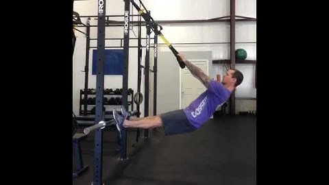 Elevated TRX Inverted Row