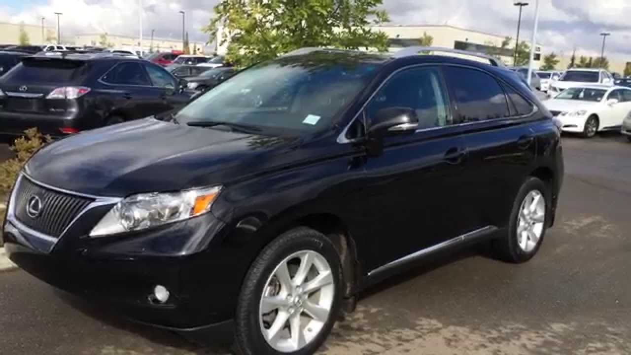 Lexus Certified Pre Owned Black 2011 RX 350 AWD Touring Package Review