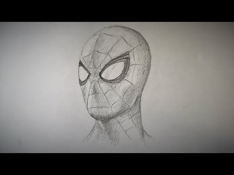 Video: How To Draw Spider-Man With A Pencil
