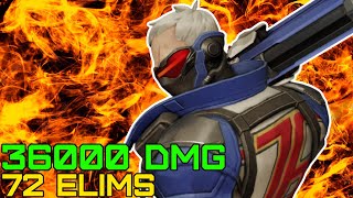 THE BEST SOLDIER 76 GAME IN OVERWATCH 2 HISTORY | 36K DAMAGE 72 ELIMS
