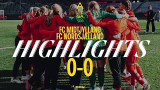 Highlights: FC Midtjylland - FC Nordsjælland (A-Liga)