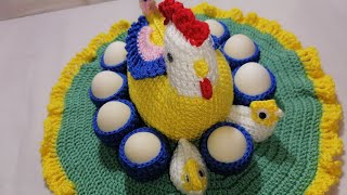 اميجرومي فرخة / دجاجة كروشية لعيد الربيع /شم النسيم