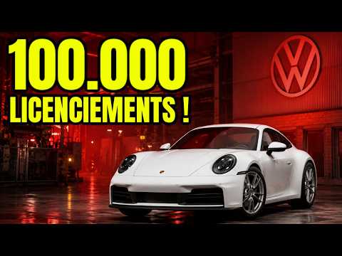 PORSCHE & VOLKSWAGEN EN PLEIN CRISE ANNONCE UNE NOUVELLE VAGUE DE LICENCIEMENT / FERMETURE D'USINE !