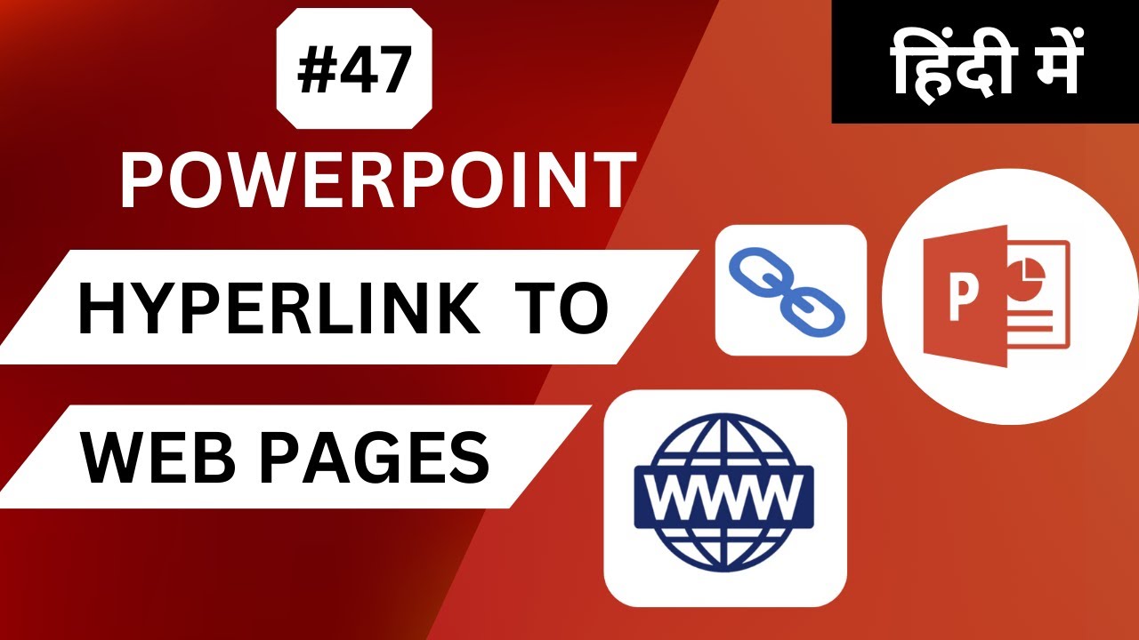 PowerPoint - Insert Hyperlink to Webpages #47 - YouTube
