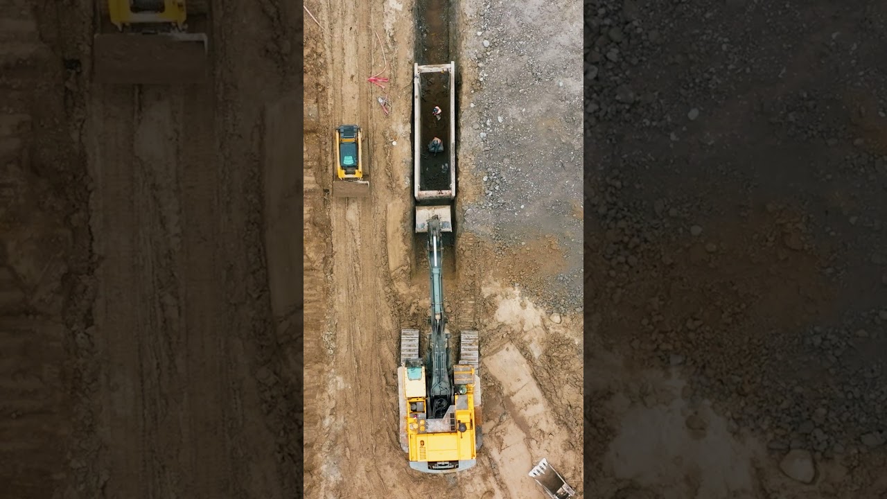 How a Sanitary Sewer Gets Installed 👷‍♂️💥 (Timelapse You Need to See)