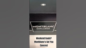 Just me, my Montblanc weekender set, and main character energy 🎬🕶️