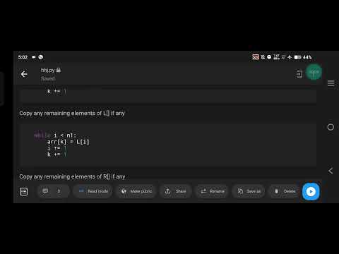 Python Program for Merge Sort Algorithm - Efficient Divide and Conquer Sorting